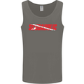 Scuba Diving Scubaholic Diver Dive Mens Vest Tank Top Charcoal