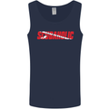 Scuba Diving Scubaholic Diver Dive Mens Vest Tank Top Navy Blue