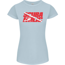 Scuba Diving Scubaholic Diver Dive Womens Petite Cut T-Shirt Light Blue
