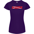 Scuba Diving Scubaholic Diver Dive Womens Petite Cut T-Shirt Purple