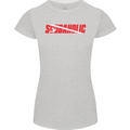Scuba Diving Scubaholic Diver Dive Womens Petite Cut T-Shirt Sports Grey