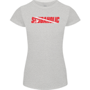 Scuba Diving Scubaholic Diver Dive Womens Petite Cut T-Shirt Sports Grey