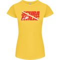 Scuba Diving Scubaholic Diver Dive Womens Petite Cut T-Shirt Yellow
