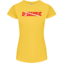 Scuba Diving Scubaholic Diver Dive Womens Petite Cut T-Shirt Yellow