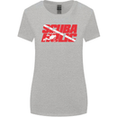 Scuba Diving Scubaholic Diver Dive Womens Wider Cut T-Shirt Sports Grey