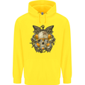 Scuba Diving Skull Diver Dive Childrens Kids Hoodie Yellow
