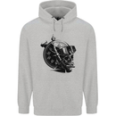 Scuba Diving Skull Diver Dive Deep Sea Childrens Kids Hoodie Sports Grey