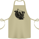 Scuba Diving Skull Diver Dive Deep Sea Cotton Apron 100% Organic Khaki