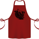 Scuba Diving Skull Diver Dive Deep Sea Cotton Apron 100% Organic Maroon
