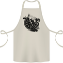 Scuba Diving Skull Diver Dive Deep Sea Cotton Apron 100% Organic Natural