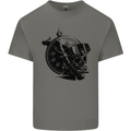 Scuba Diving Skull Diver Dive Deep Sea Kids T-Shirt Childrens Charcoal
