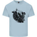 Scuba Diving Skull Diver Dive Deep Sea Kids T-Shirt Childrens Light Blue