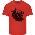 Scuba Diving Skull Diver Dive Deep Sea Kids T-Shirt Childrens Red