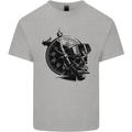 Scuba Diving Skull Diver Dive Deep Sea Kids T-Shirt Childrens Sports Grey