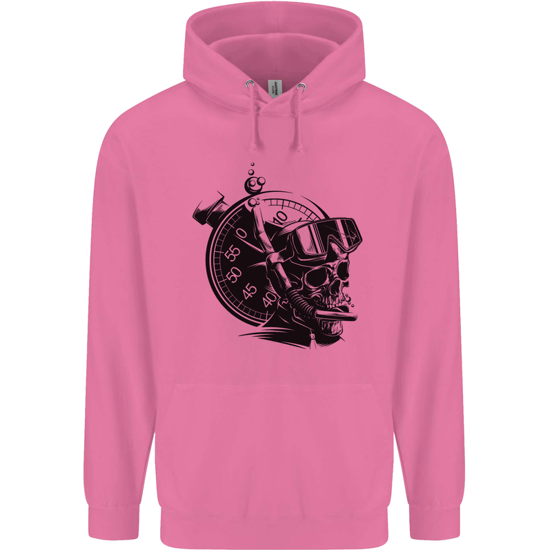 Scuba Diving Skull Diver Dive Deep Sea Mens 80% Cotton Hoodie Azelea