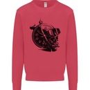 Scuba Diving Skull Diver Dive Deep Sea Mens Sweatshirt Jumper Heliconia