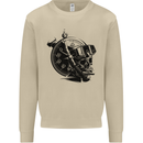 Scuba Diving Skull Diver Dive Deep Sea Mens Sweatshirt Jumper Sand