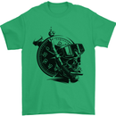 Scuba Diving Skull Diver Dive Deep Sea Mens T-Shirt Cotton Gildan Irish Green