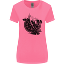 Scuba Diving Skull Diver Dive Deep Sea Womens Wider Cut T-Shirt Azalea