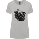 Scuba Diving Skull Diver Dive Deep Sea Womens Wider Cut T-Shirt Sports Grey