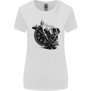 Scuba Diving Skull Diver Dive Deep Sea Womens Wider Cut T-Shirt White