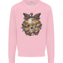 Scuba Diving Skull Diver Dive Kids Sweatshirt Jumper Light Pink