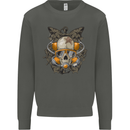 Scuba Diving Skull Diver Dive Kids Sweatshirt Jumper Storm Grey