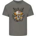 Scuba Diving Skull Diver Dive Kids T-Shirt Childrens Charcoal
