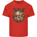 Scuba Diving Skull Diver Dive Kids T-Shirt Childrens Red