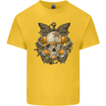 Scuba Diving Skull Diver Dive Kids T-Shirt Childrens Yellow