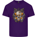 Scuba Diving Skull Diver Dive Mens Cotton T-Shirt Tee Top Purple