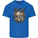 Scuba Diving Skull Diver Dive Mens Cotton T-Shirt Tee Top Royal Blue