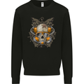 Scuba Diving Skull Diver Dive Mens Sweatshirt Jumper Black