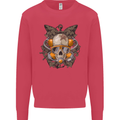 Scuba Diving Skull Diver Dive Mens Sweatshirt Jumper Heliconia