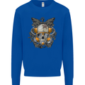 Scuba Diving Skull Diver Dive Mens Sweatshirt Jumper Royal Blue