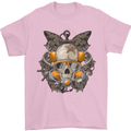 Scuba Diving Skull Diver Dive Mens T-Shirt Cotton Gildan Light Pink