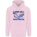 Scuba Diving Work Well Under Pressure Diver Childrens Kids Hoodie Light Pink