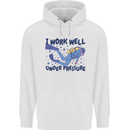 Scuba Diving Work Well Under Pressure Diver Childrens Kids Hoodie White