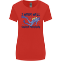 Scuba Diving Work Well Under Pressure Diver Womens Wider Cut T-Shirt Red