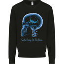 Scuba Diving on the Brain Diver Dive Mens Sweatshirt Jumper Black