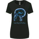 Scuba Diving on the Brain Diver Dive Womens Wider Cut T-Shirt Black