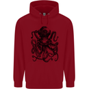 Scuba Octopus Diver Dive Diving Childrens Kids Hoodie Red