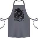 Scuba Octopus Diver Dive Diving Cotton Apron 100% Organic Steel