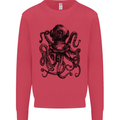 Scuba Octopus Diver Dive Diving Kids Sweatshirt Jumper Heliconia