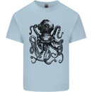 Scuba Octopus Diver Dive Diving Kids T-Shirt Childrens Light Blue