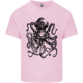 Scuba Octopus Diver Dive Diving Kids T-Shirt Childrens Light Pink