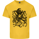 Scuba Octopus Diver Dive Diving Kids T-Shirt Childrens Yellow