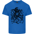 Scuba Octopus Diver Dive Diving Mens Cotton T-Shirt Tee Top Royal Blue