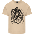 Scuba Octopus Diver Dive Diving Mens Cotton T-Shirt Tee Top Sand