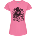 Scuba Octopus Diver Dive Diving Womens Petite Cut T-Shirt Azalea